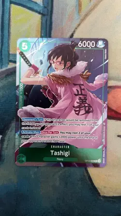 OP14-029 Tashigi R Dash Pack Alt Art One Piece TCG English Card - Image 1