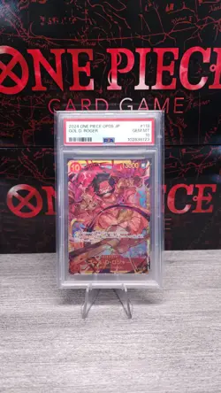 One Piece Gol D. Roger OP09-118 SEC Japanese - PSA 10 - Image 1