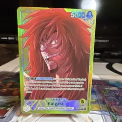 One Piece Bandai Kalgara OP08-096 Holo Leader Card 5000 Power - Image 1