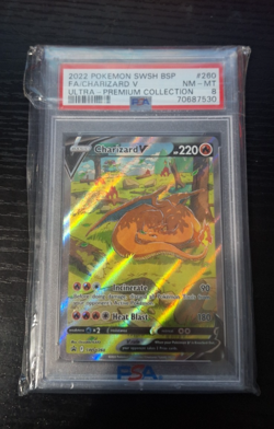 PSA 8 Charizard V SWSH260 SWSH: Sword & Shield Promo Cards Holo - Image 1