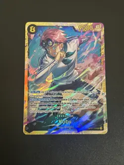 ONE PIECE Card TCG Koby OP11-119 SEC Fist of Divine Speed - English - Image 1