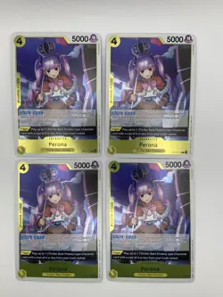 4x One Piece TCG OP14-111 Perona (Playset) Card Game CCG English - Image 1