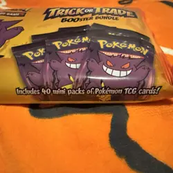 Pokemon 2022 Trick or Treat Trade BOOster Bundle 40 Packs Halloween Cards NEW 820650850783 - Image 3
