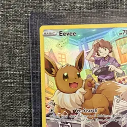 Pokemon TCG Eevee TG11/TG30 Trainer Gallery Full Art Holo Card - Image 2