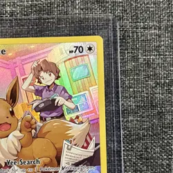 Pokemon TCG Eevee TG11/TG30 Trainer Gallery Full Art Holo Card - Image 3