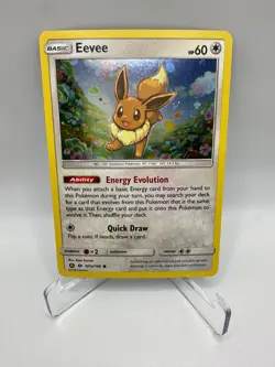 Pokemon Eevee Holo Alternate Art Promo Card 101a/149 Sun and Moon 2018 LP - Image 1