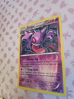 Pokemon Gengar TCG Reverse Holo Rare Card XY Breakthrough 60/162 NM-LP - Image 4