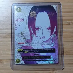 Bandai One Piece CCG Event Card Boa Hancock Holo R You'll Frighten Me OP14-118 - Image 1