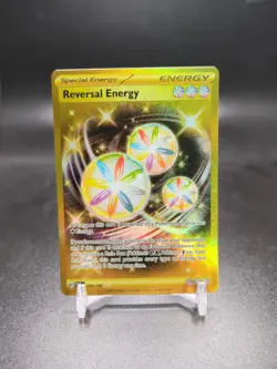 Reversal Energy 266/182 SV04: Paradox Rift Gold Hyper Rare Pokemon Card - Image 1