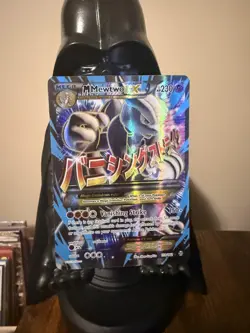 M Mewtwo EX 159/162 Textured Full Art Pokemon Card - Mint - Image 1