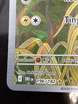 2025 Pokemon Card-Electrike 196/182-Destined Rivals: GOLD STAR-ILLUSTRATION RARE - Image 5