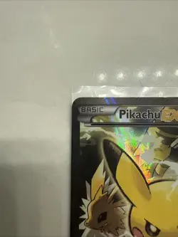 XY Generations Black Star Promo Pikachu EX Holo Pokemon Card XY124 Full Art - Image 3