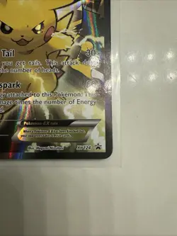 XY Generations Black Star Promo Pikachu EX Holo Pokemon Card XY124 Full Art - Image 5