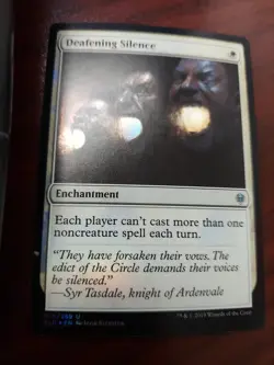 Deafening Silence Throne of Eldraine Foil - Image 1