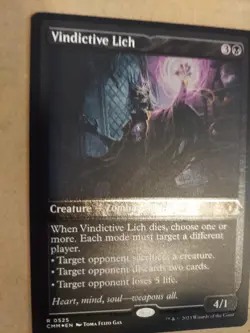Vindictive Lich (Foil Etched) Commander Masters Foil - Image 2