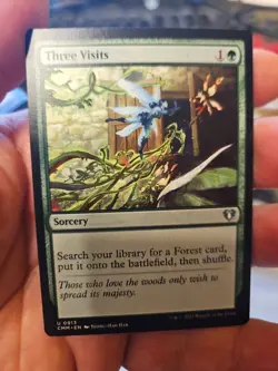 MTG - Commander Masters - Three Visits - NM - NF - Image 1