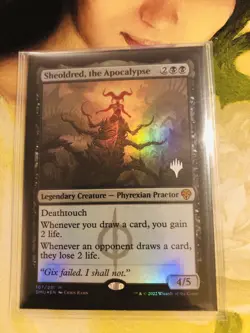 MTG Magic The Gathering Sheoldred, the Apocalypse Promo: Dominaria United FOIL - Image 1