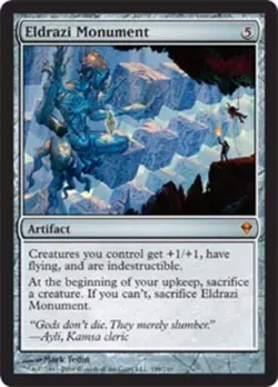 1 x Eldrazi Monument - Zendikar - Light Play - MTG - Image 1
