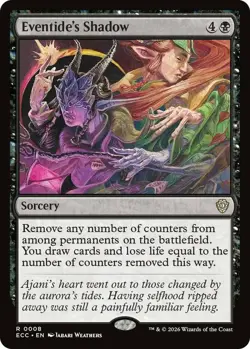 4x Eventide's Shadow NM-Mint, English Commander: Lorwyn Eclipsed MTG Magic - Image 1