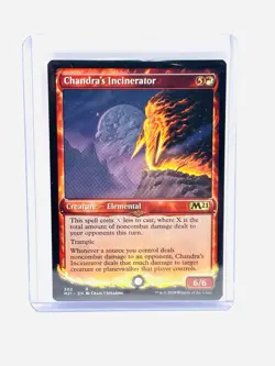Magic The Gathering, Chandra's Incinerator, (Showcase), Core Set 2021, Regular - Image 1