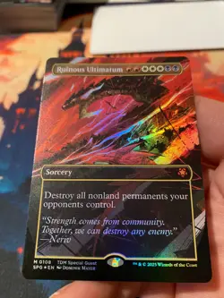 MTG Tarkir Dragonstorm Ruinous Ultimatum Special Guest Borderless Foil - Image 1