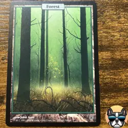 Magic the Gathering MTG- Forest- NM/LP- 140/140- Unhinged - Image 1