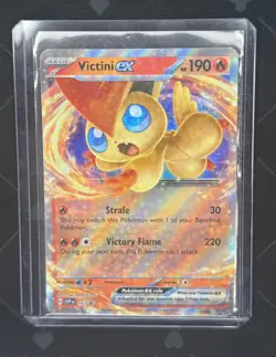 Victini EX 142 Scarlet & Violet Promo Holo Pokemon TCG Card NM - Image 1
