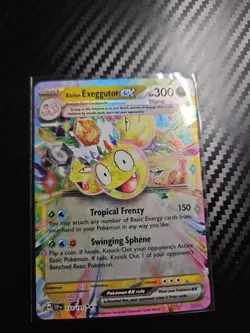 Pokemon TCG Alolan Exeggutor EX 133/191SV08: Surging Sparks Holo Double Rare - Image 1