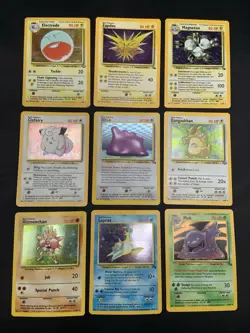 Vintage Holo Rare Pokemon Cards WOTC 1999 Base Set, Fossil, Jungle - MP/HP Ditto - Image 1