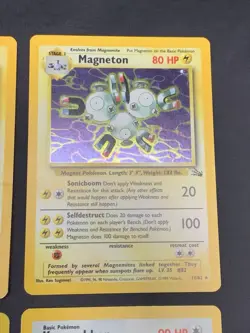 Vintage Holo Rare Pokemon Cards WOTC 1999 Base Set, Fossil, Jungle - MP/HP Ditto - Image 4