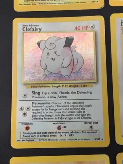 Vintage Holo Rare Pokemon Cards WOTC 1999 Base Set, Fossil, Jungle - MP/HP Ditto - Image 5