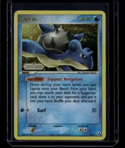 Pokemon TCG Lapras 8/92 Legend Maker Reverse Holo LP - Image 1
