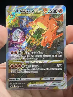 Pokemon TCG Charizard VStar SWSH262 Black Star Promo English NM - Image 3