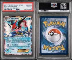 2016 POKEMON XY BLACK STAR PROMO ASH-GRENINJA EX BOX ASH-GRENINJA EX PSA 4 - Image 3