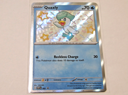 Pokemon Paldean Fates Quaxly #082 Promo NM - Image 1