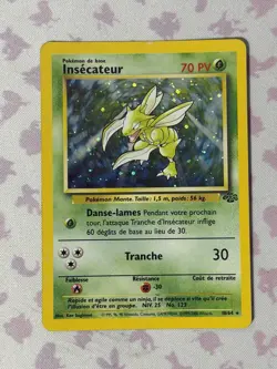 Scyther / Insecateur Jungle Set Unlimited 10/64 Pokemon TCG WOTC Holo - French - Image 1
