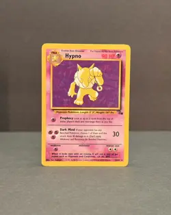 Pokemon Fossil Hypno Non Holo - Lightly Played LP - Original Vintage 23/62 - Image 1