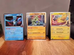 Pokemon TCG Team Rocket’s Zapdos, Articuno, Tyranitar Cosmo Holo Promos - Image 1