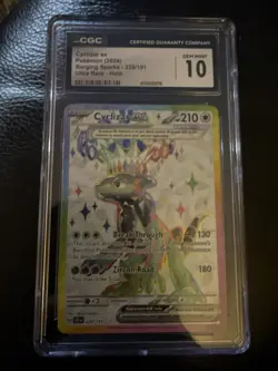 2024 POKEMON SSP EN-SURGING SPARKS ULTRA RARE #228 CYCLIZAR EX CGC 10 - Image 1
