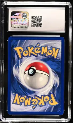 GRAY GREY STAMP Pokemon Flute 86/102 1st Edition Base Set CGC 8.5 NM/Mint+ - Image 2