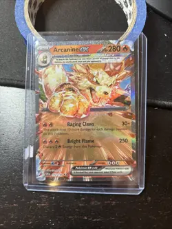 Arcanine ex 032/198 Pokemon TCG Scarlet & Violet Base Set Holo Ultra Rare B2 - Image 1