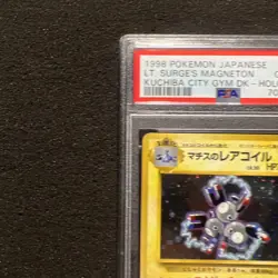 1998 Pokemon Kuchiba City Gym Deck LT. SURGE’S MAGNETON #82 Japanese HOLO PSA 10 - Image 2