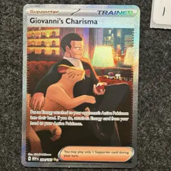 Giovanni's Charisma 204/165 Sv: Scarlet & Violet 151 Holo Near Mint NM Pokemon - Image 1