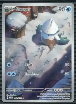 2025 Pokemon MEG EN-Mega Evolutions #140 Snover IR - Image 1