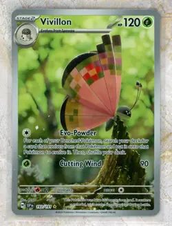 2024 Pokemon Scarlet & Violet SSP EN-Surging Sparks #193 Vivillon IR - Image 1
