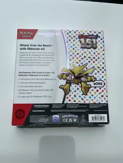 Pokemon TCG 151 Alakazam Ex Collection Box (FREE SHIPPING✔) - DAMAGED - Image 2