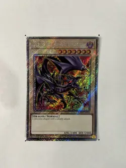 Dark-Eyes Black Dragon Platinum Secret Rare RA04-EN109 (8th Art) EU Print Yugioh - Image 1