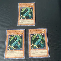 Yu-Gi-Oh! - Thunder DragonDB2-en058 3X - Playset - Image 1