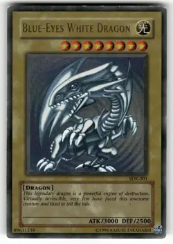 Blue-Eyes White Dragon Starter Deck: Kaiba Ultra Rare Yugioh Heavily played - Image 1