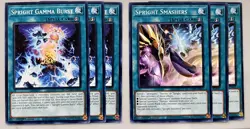 3x Spright Gamma Burst + Smashers - Spright Spell Core (POTE, Common) YUGIOH 1st - Image 1
